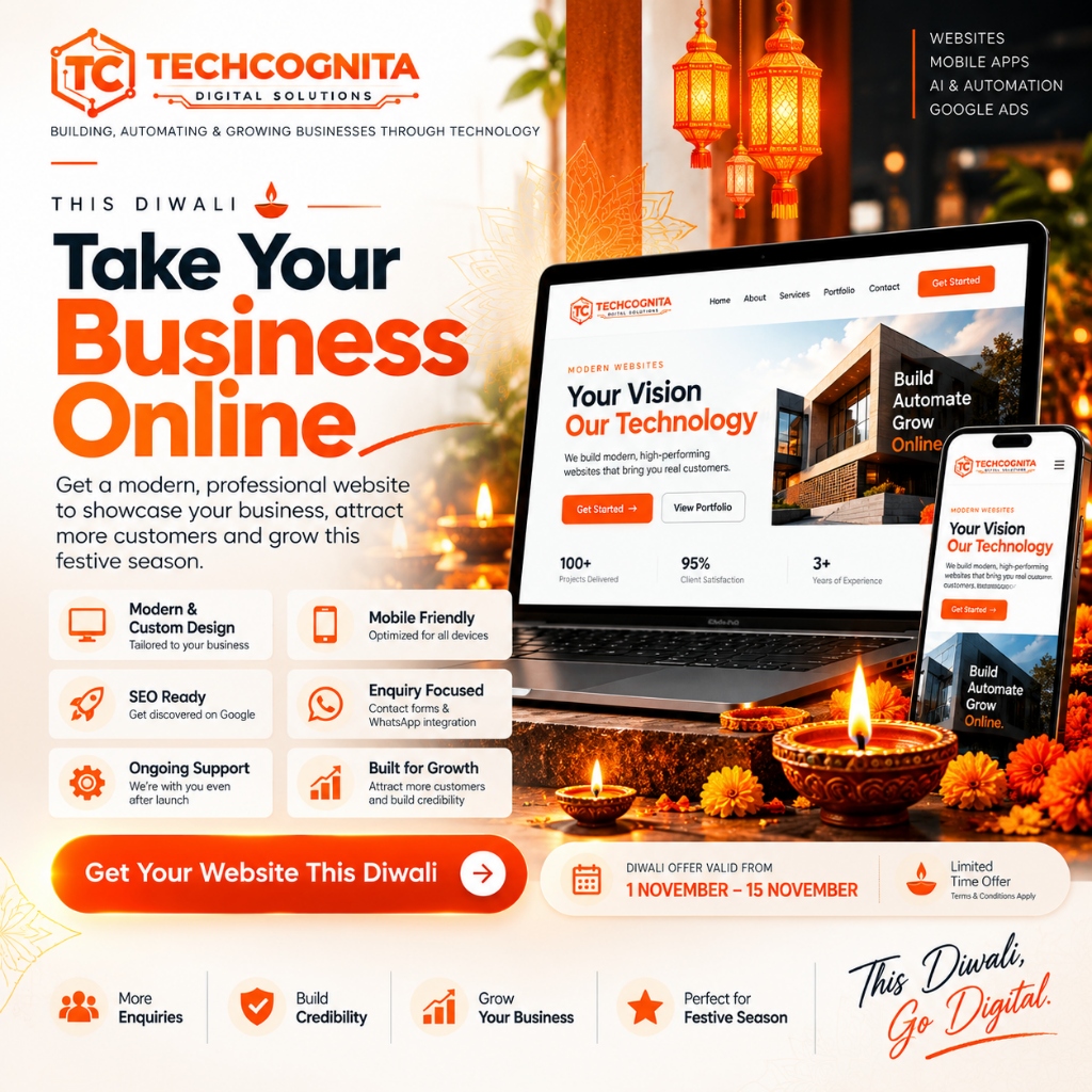 TechCognita Diwali Website Offer 2026